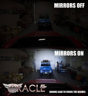 Ford F-150 Off-Road Mirrors - ORACLE Lighting - 6000K - `09-`14